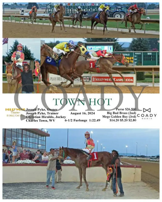 Town Hot - Happy Birthday Christian Hiraldo! 08-16-24 R02 Ct Hollywood Casino At Charles Town Races