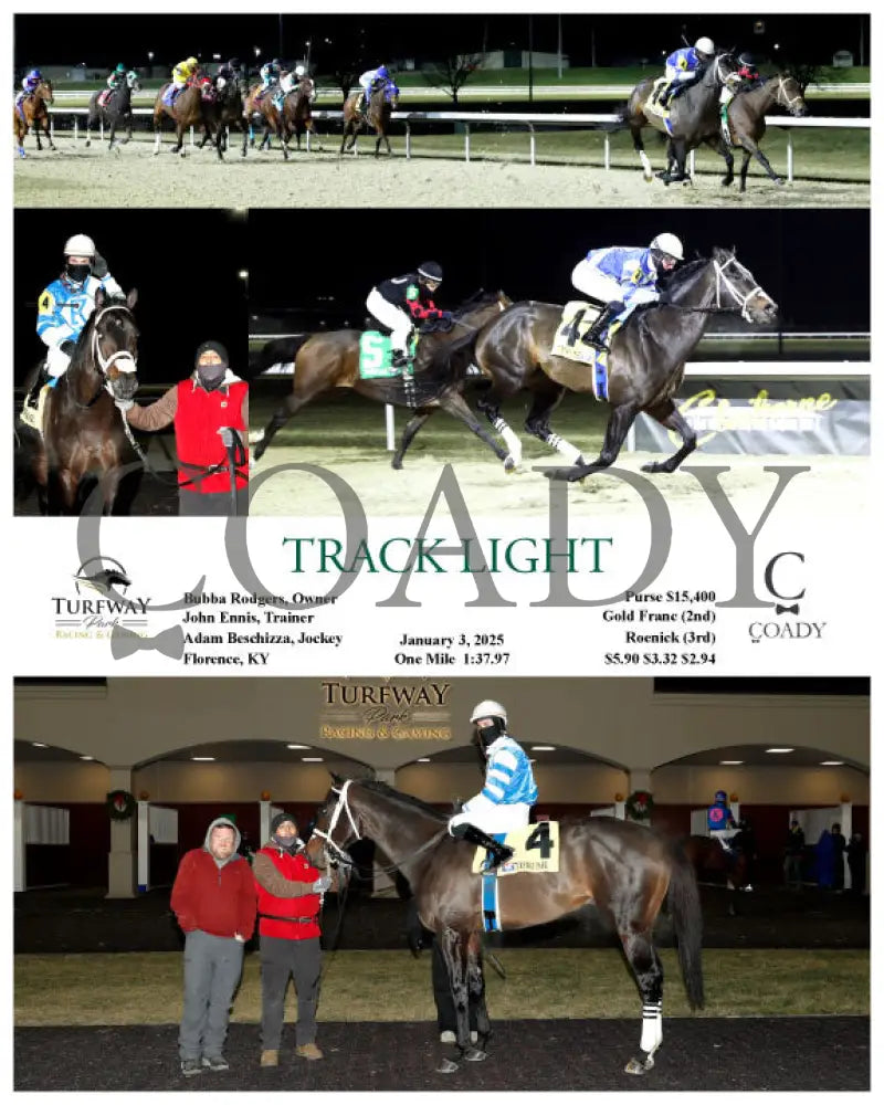 Track Light - 01-03-25 R09 Tp Turfway Park
