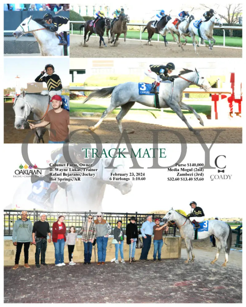 Track Mate - 02-23-24 R08 Op Oaklawn Park