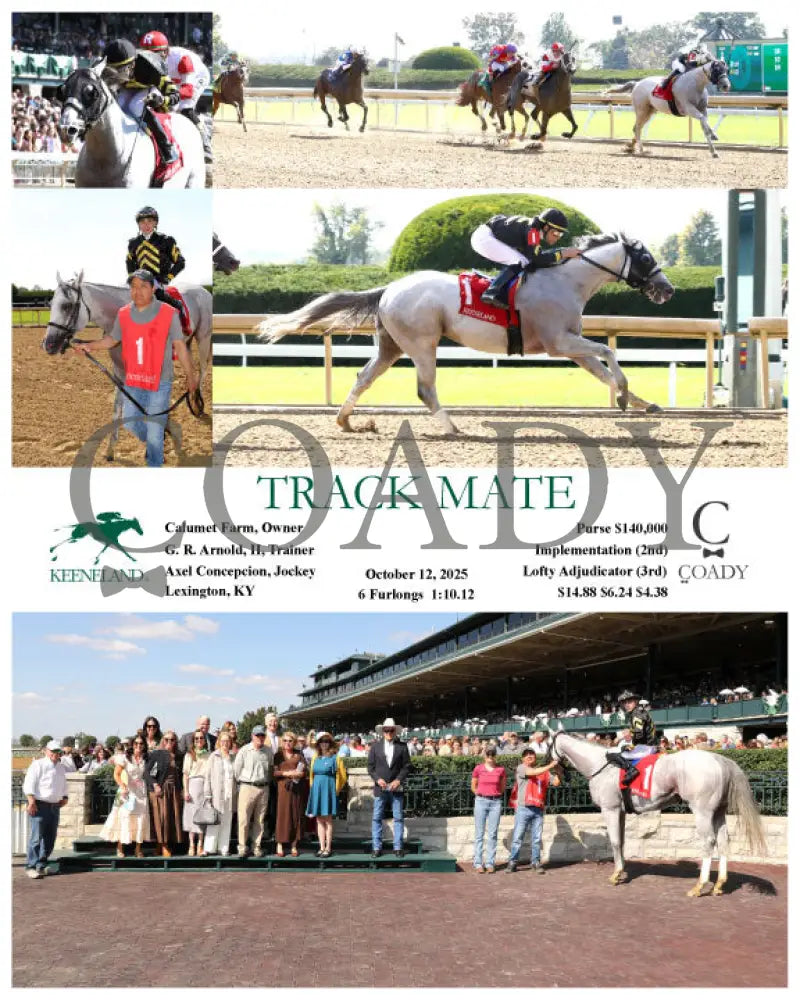 TRACK MATE - 10-12-25 - R03 - KEE Keeneland