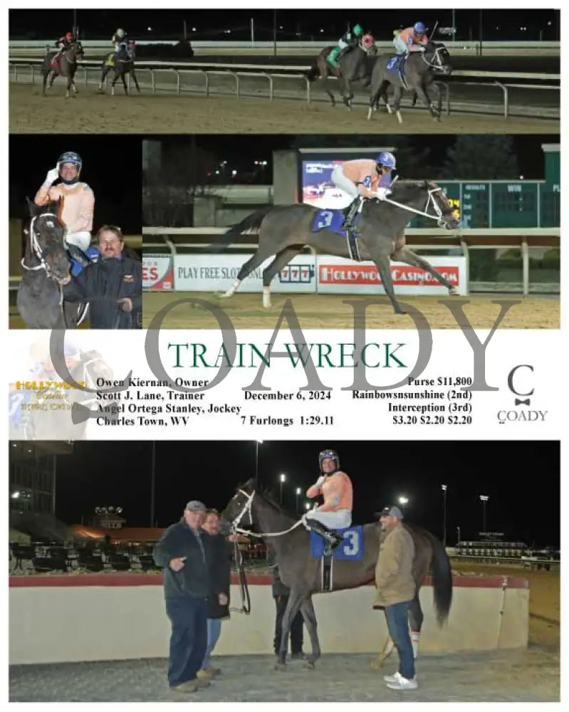 Train Wreck - 12-06-24 R02 Ct Hollywood Casino At Charles Town Races