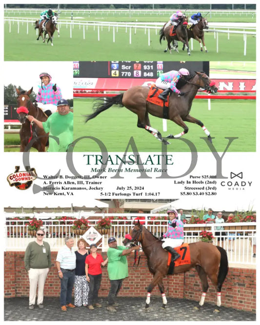 Translate - Mark Beem Memorial Race 07-25-24 R03 Cnl Colonial Downs