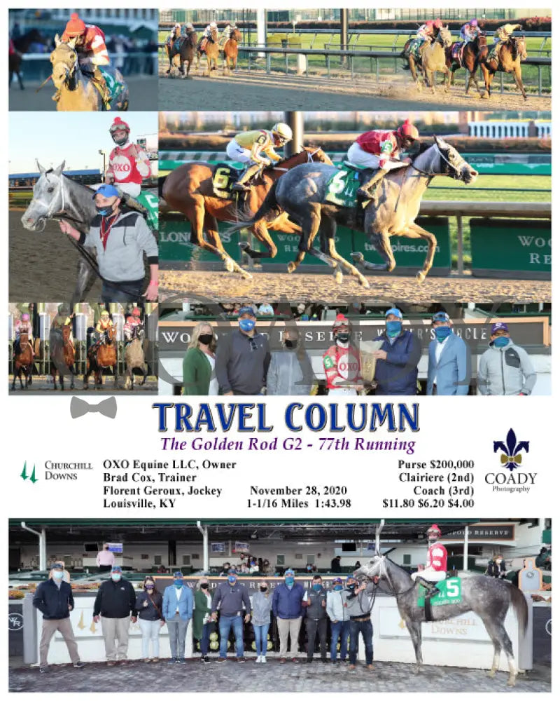Travel Column - The Golden Rod G2 77Th Running 11-28-20 R09 Cd Churchill Downs