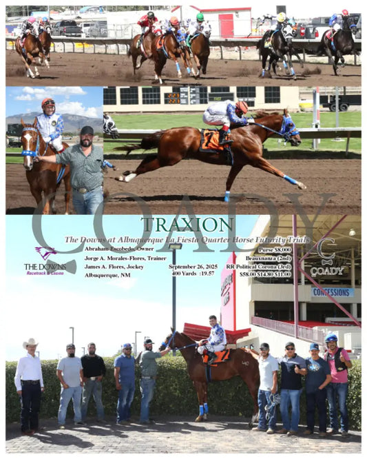 TRAXION - The Downs at Albuquerque La Fiesta Quarter Horse Futurity Trials - 09-26-25 - R03 - ALB Downs at Albuquerque