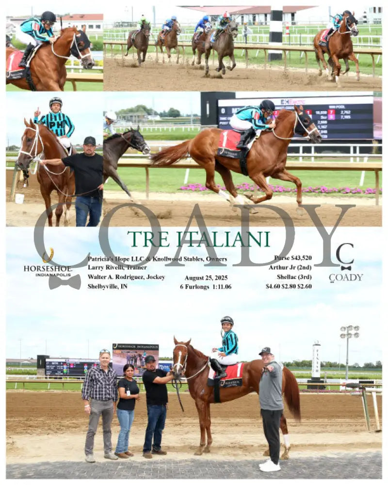 TRE ITALIANI 08 25 25 R04 IND Indiana Grand