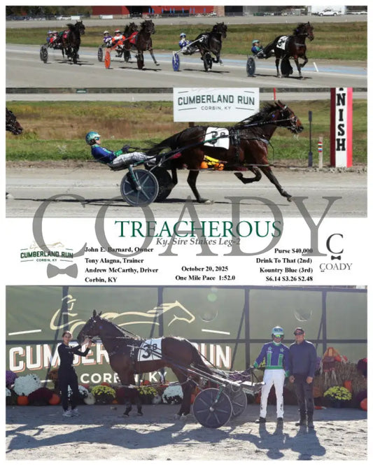 TREACHEROUS - 102025 - Race 08 - CMR Presque Isle Downs
