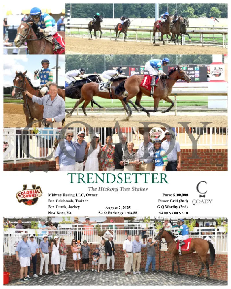 TRENDSETTER - The Hickory Tree Stakes - 08-02-25 - R04 - CNL Colonial Downs