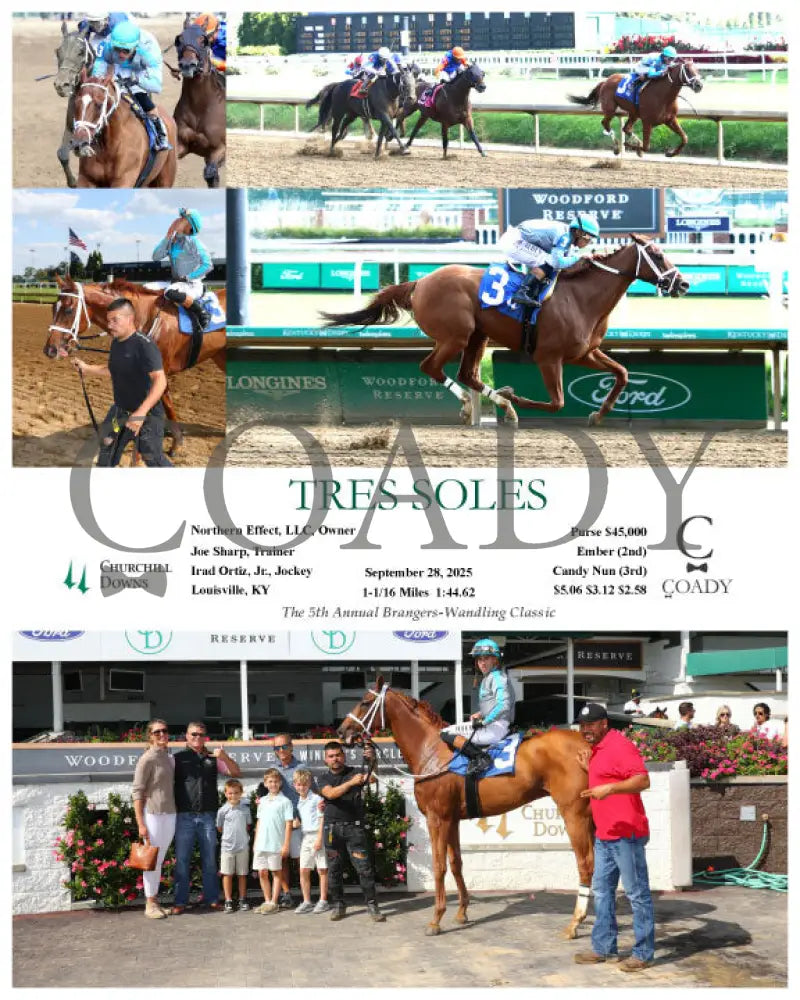 TRES SOLES - 09-28-25 - R05 - CD Churchill Downs