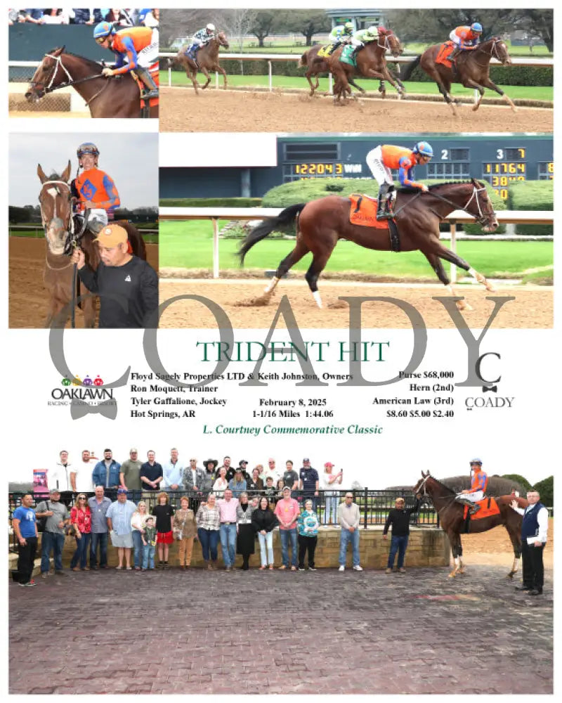 Trident Hit - 02-08-25 R01 Op Oaklawn Park