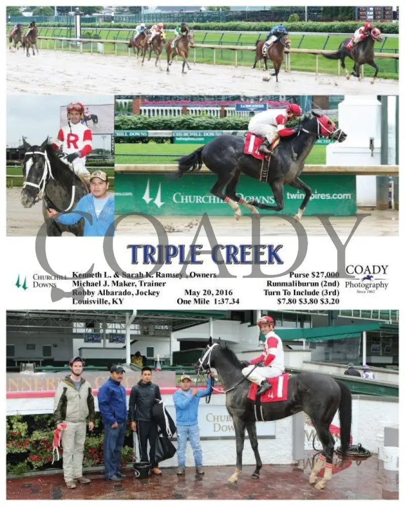 Triple Creek - 052016 Race 09 Cd Churchill Downs
