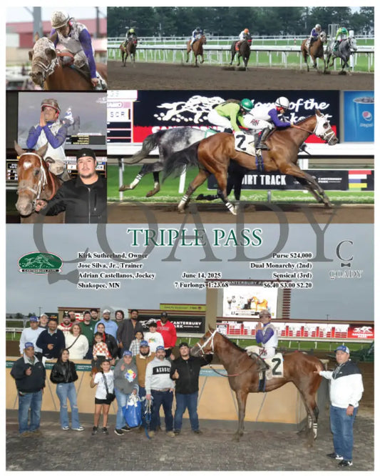 TRIPLE PASS - 06-14-25 - R06 - CBY Ruidoso Downs
