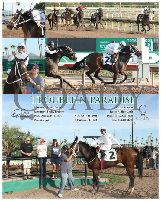 TROUBLE N PARADISE - 11-11-25 - R06 - TUP Turf Paradise