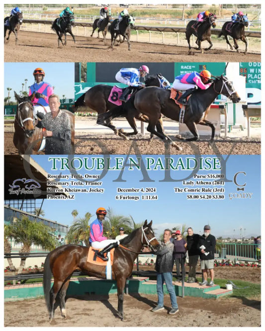 Trouble N Paradise - 12-04-24 R05 Tup Turf Paradise