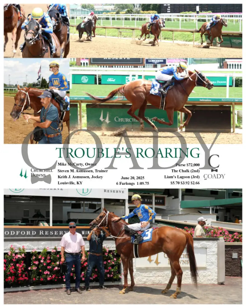 TROUBLE’S ROARING - 06-20-25 - R03 - CD Churchill Downs