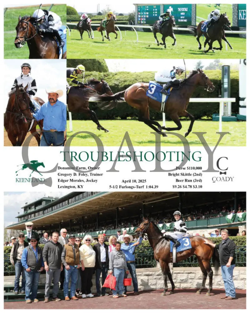 TROUBLESHOOTING - 041025 - Race 04 - KEE Keeneland