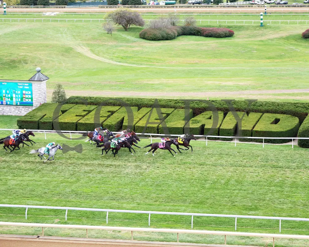 TROUBLESHOOTING - 102525 - Race 08 - KEE - Aerial Finish 01 Keeneland