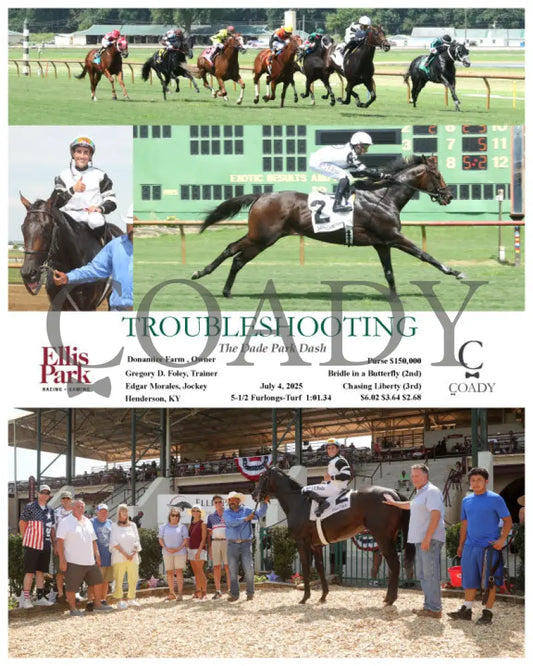 TROUBLESHOOTING - The Dade Park Dash - 07-04-25 - R08 - ELP Ellis Park
