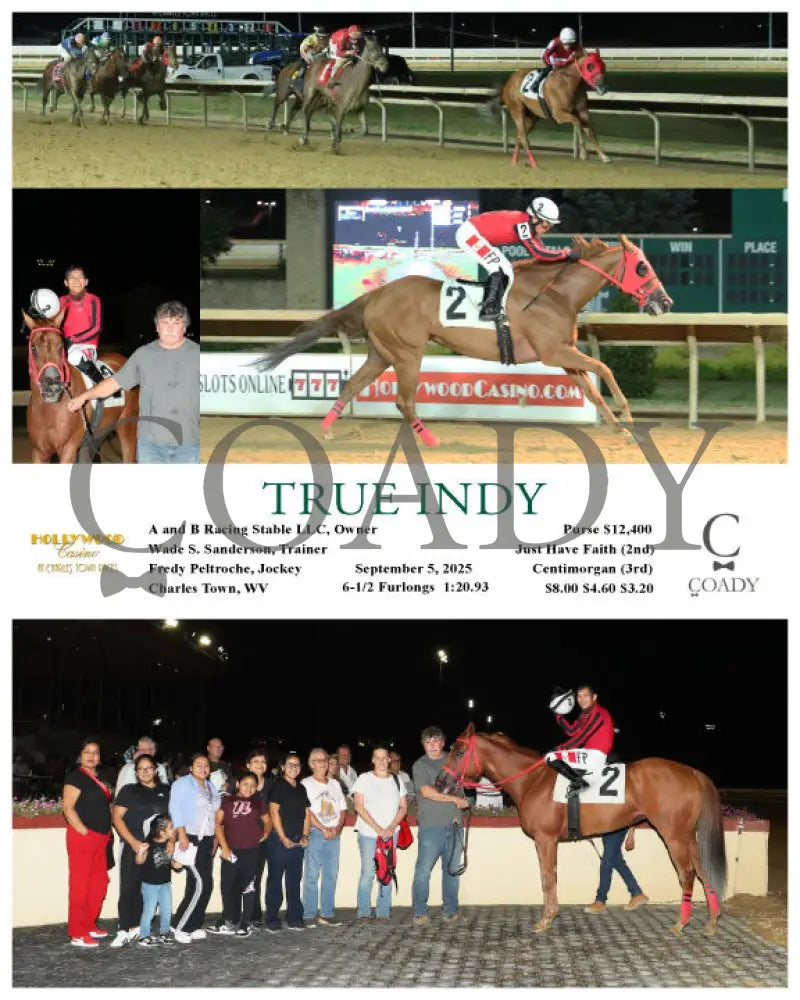 TRUE INDY - 09-05-25 - R03 - CT Hollywood Casino at Charles Town Races