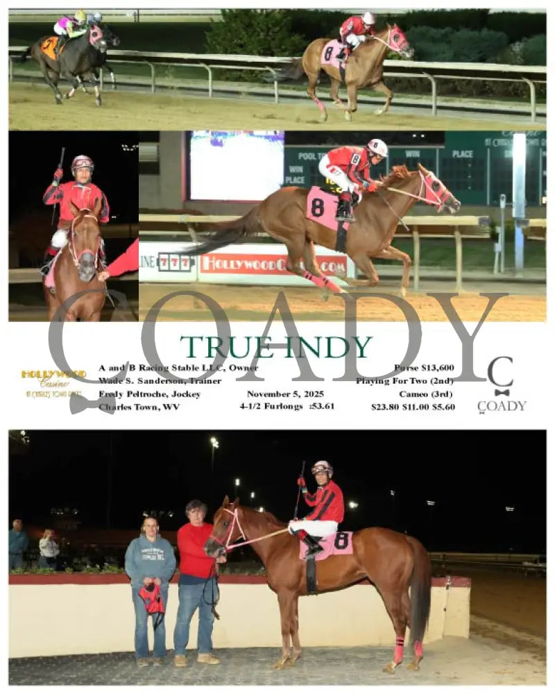 TRUE INDY - 11-05-25 - R08 - CT Hollywood Casino at Charles Town Races