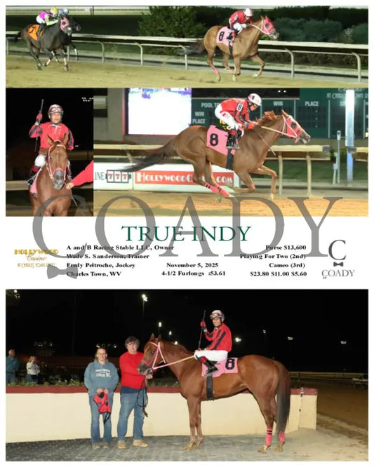 TRUE INDY - 11-05-25 - R08 - CT Hollywood Casino at Charles Town Races