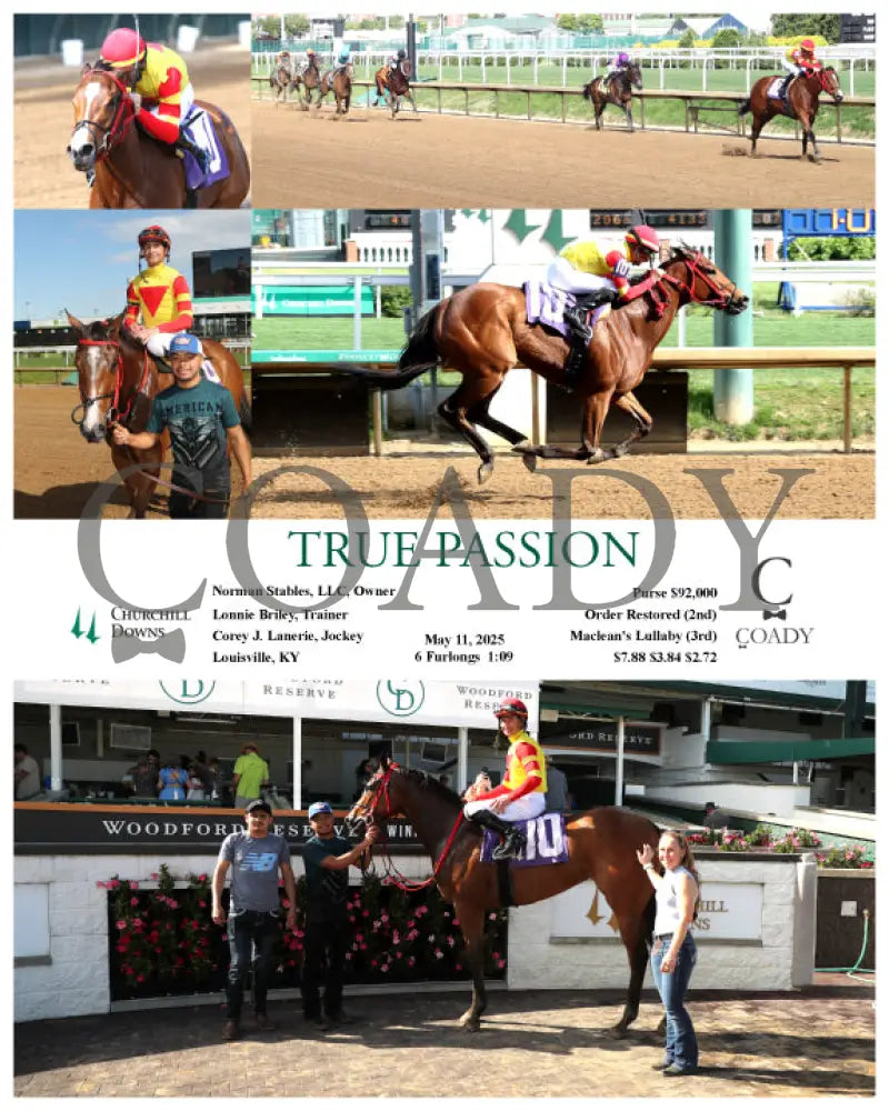 TRUE PASSION - 05-11-25 - R10 - CD Churchill Downs