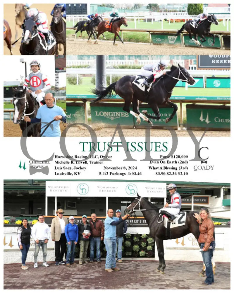 Trust Issues - 110824 Race 02 Cd Churchill Downs