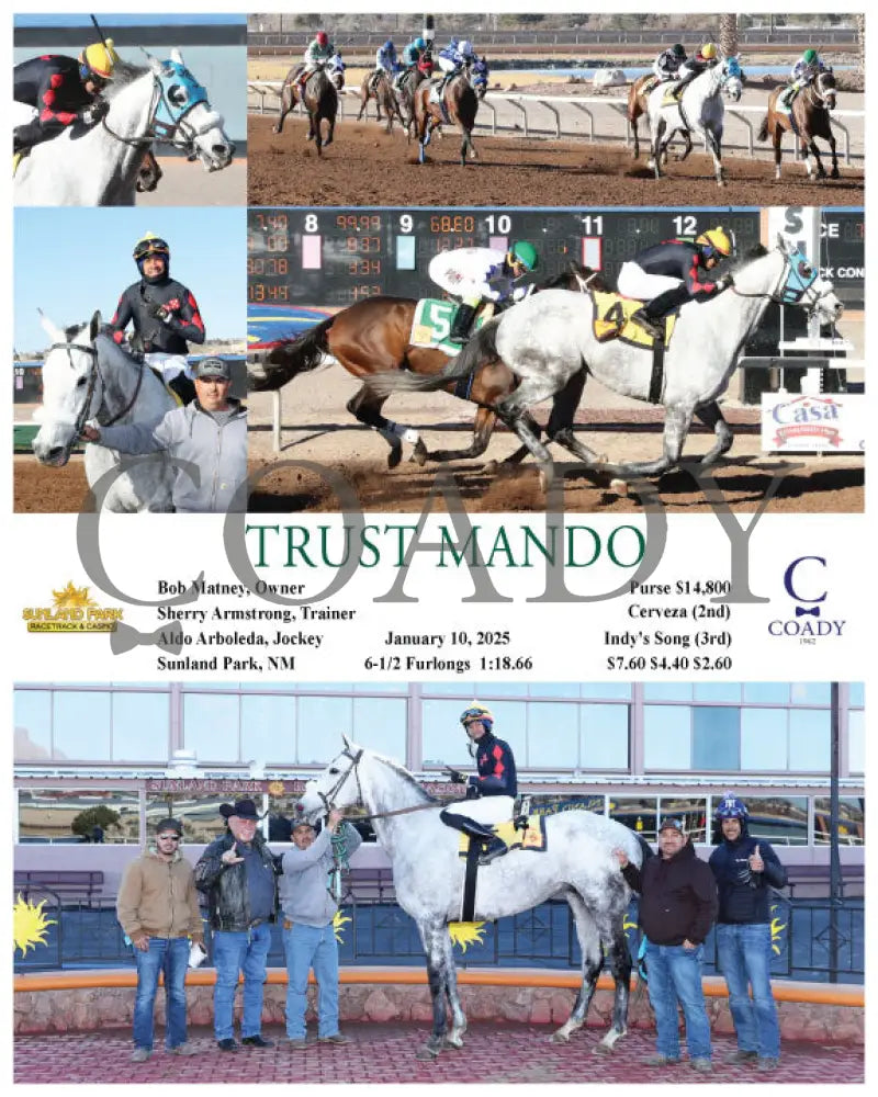 Trust Mando - 01-10-25 R07 Sun Turfway Park