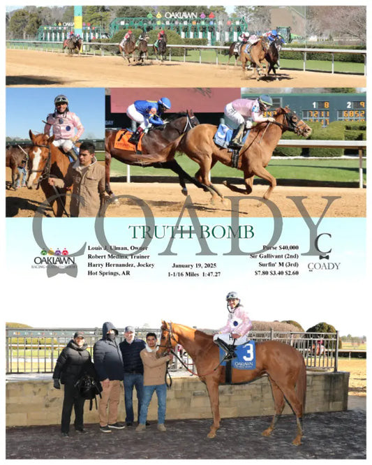 Truth Bomb - 01-19-25 R05 Op Oaklawn Park