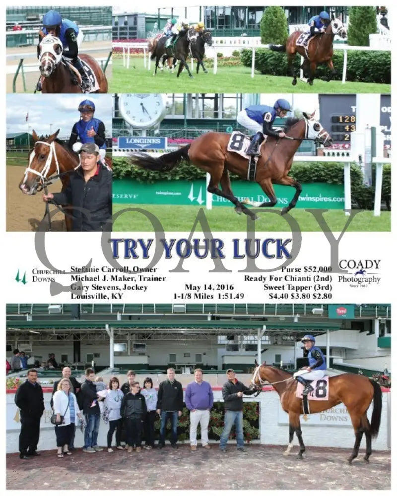 Try Your Luck - 051416 Race 10 Cd Churchill Downs