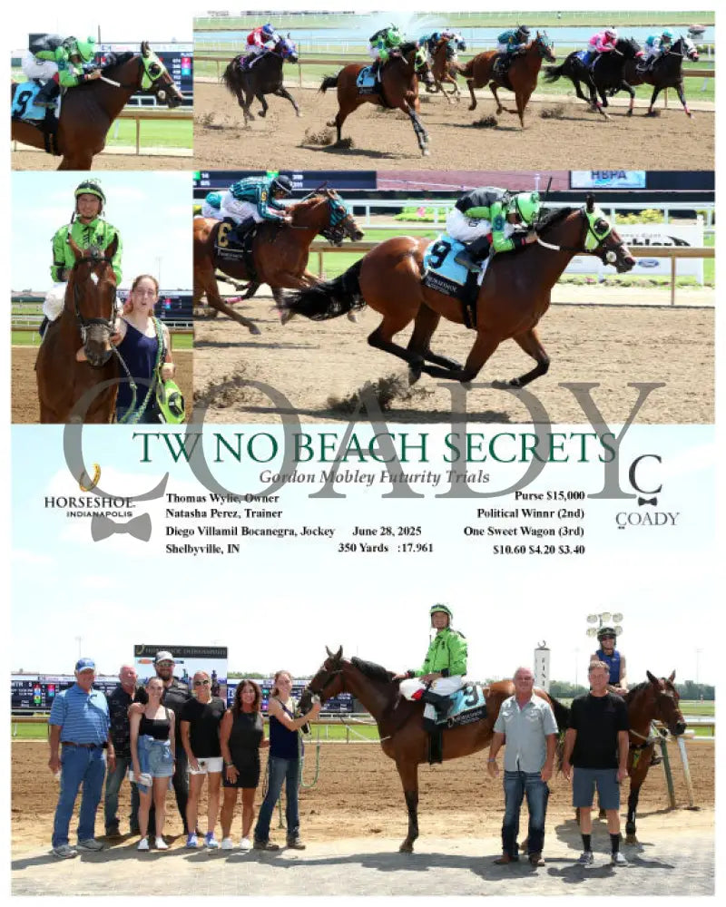TW NO BEACH SECRETS - Gordon Mobley Futurity Trials - 06-28-25 - R04 - IND Indiana Grand