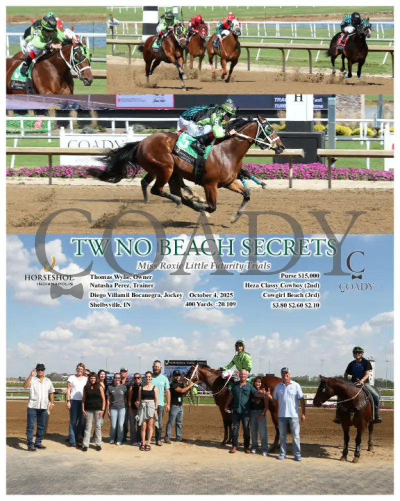 TW NO BEACH SECRETS - Miss Roxie Little Futurity Trials - 10-04-25 - R10 - IND Indiana Grand
