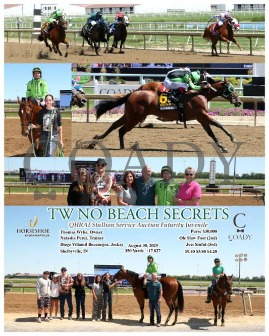 TW NO BEACH SECRETS QHRAI Stallion Service Auction Futurity Juvenile 08 30 25 R07 IND Indiana Grand