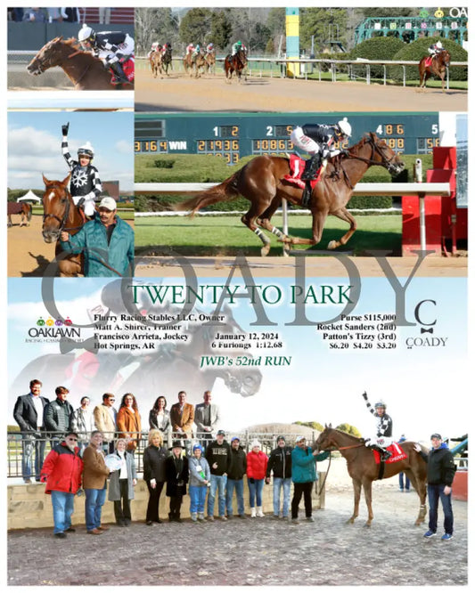 Twenty To Park - 01-12-24 R05 Op Oaklawn Park