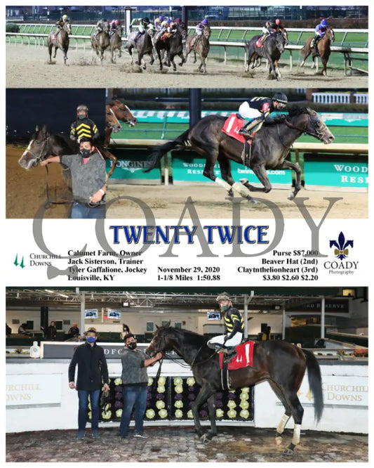 Twenty Twice - 11-29-20 R10 Cd Churchill Downs