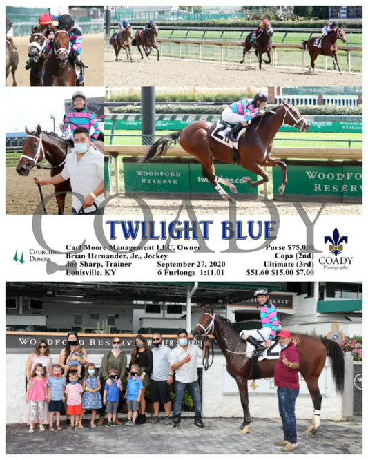 Twilight Blue - 09-27-20 R04 Cd Churchill Downs