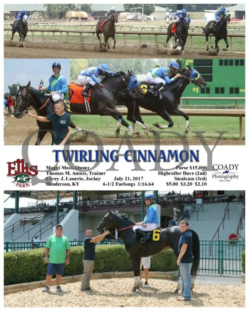 Twirling Cinnamon - 072117 Race 03 Elp Ellis Park