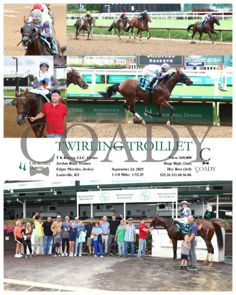 TWIRLING TROILLET - 092425 - Race 09 - CD Churchill Downs