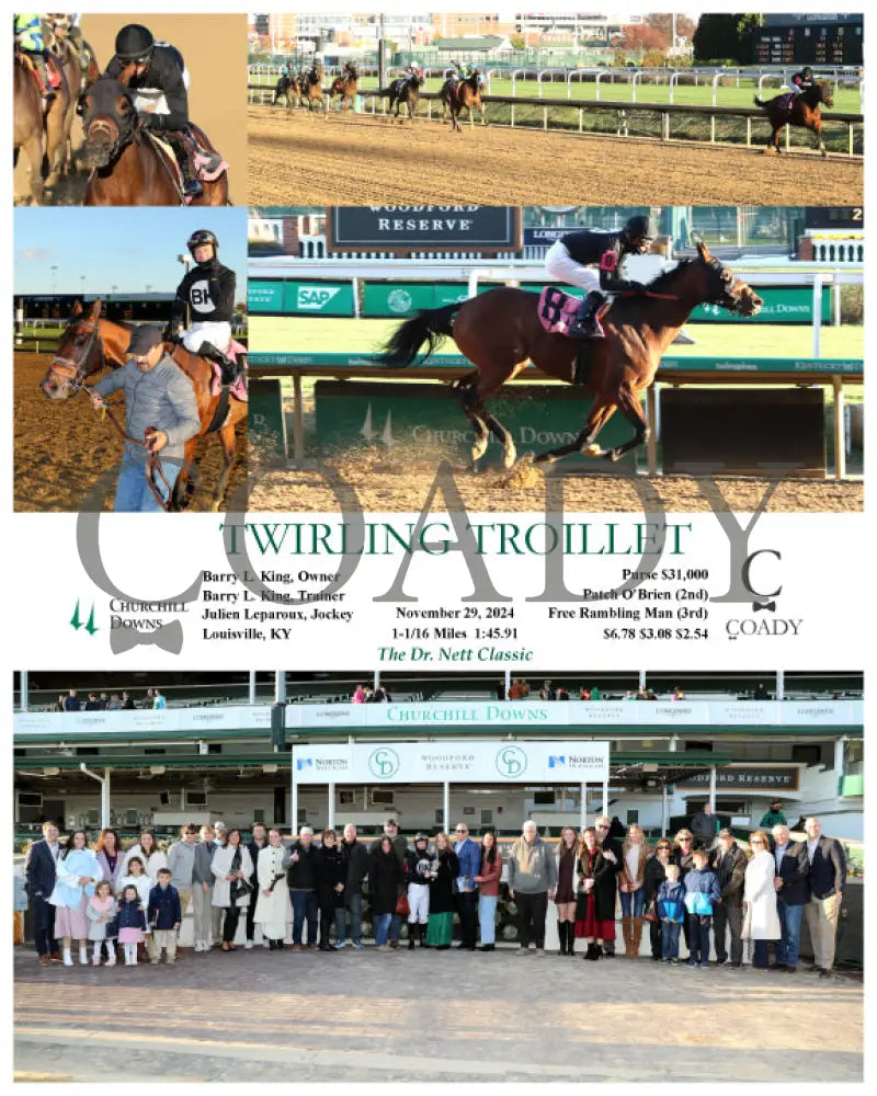 Twirling Troillet - 11-29-24 R08 Cd Group Churchill Downs