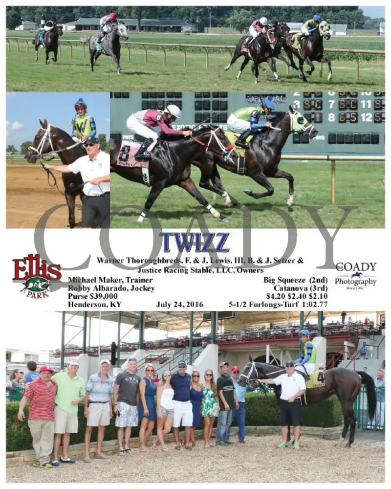 Twizz - 072416 Race 08 Elp Ellis Park