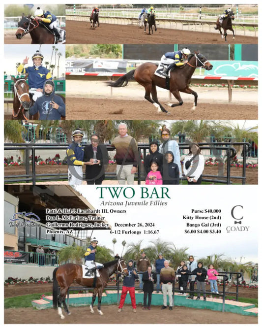 Two Bar - Arizona Juvenile Fillies 12-26-24 R03 Tup Turf Paradise