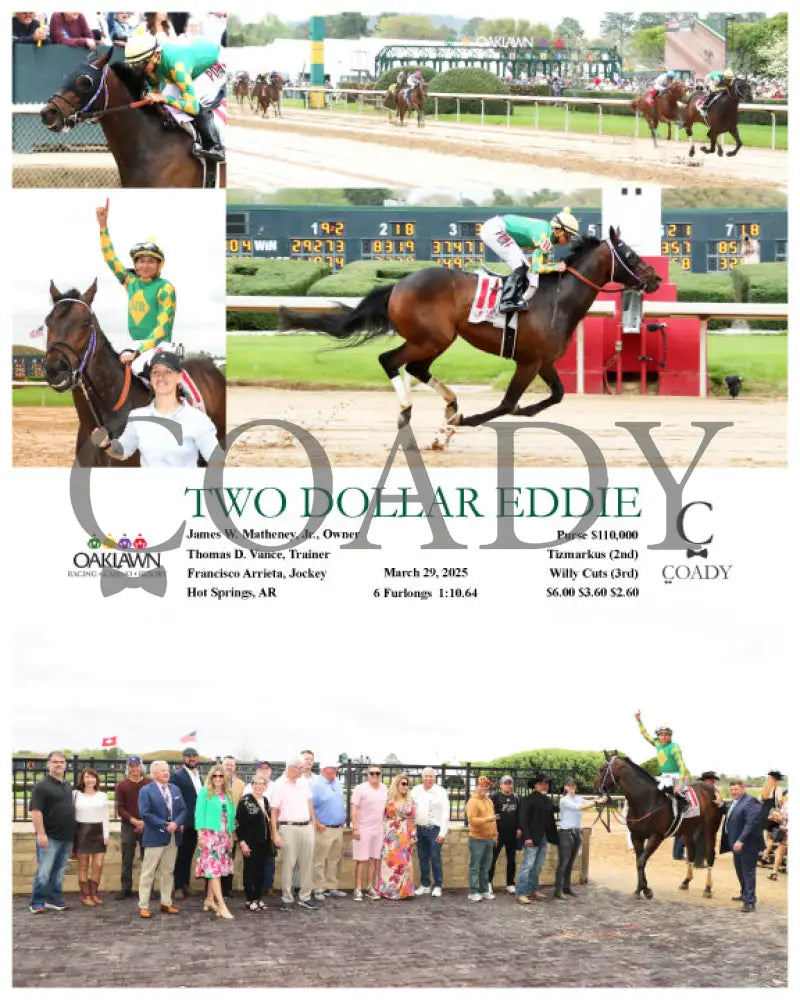 TWO DOLLAR EDDIE - 03-29-25 - R03 - OP Oaklawn Park