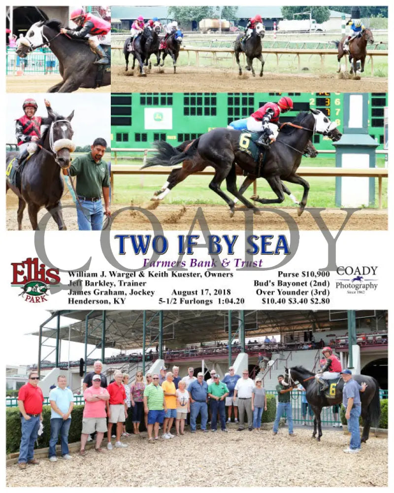 Two If By Sea - 081718 Race 04 Elp Ellis Park