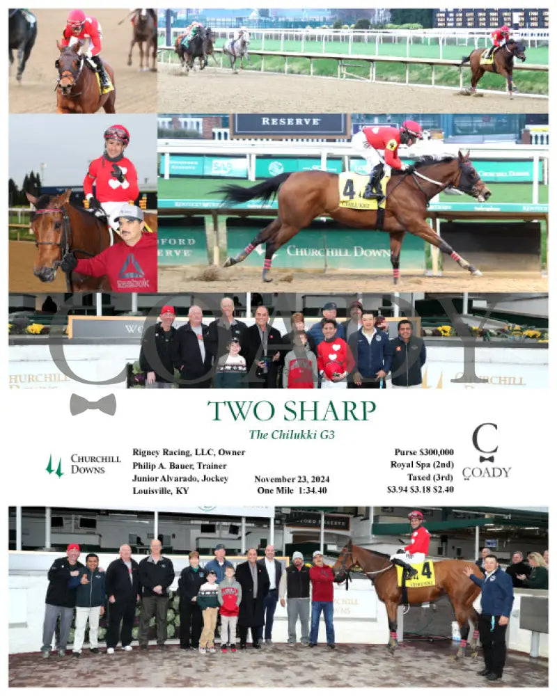 Two Sharp - The Chilukki G3 11-23-24 R08 Cd Churchill Downs