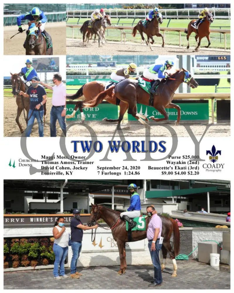 Two Worlds - 09-24-20 R01 Cd Churchill Downs