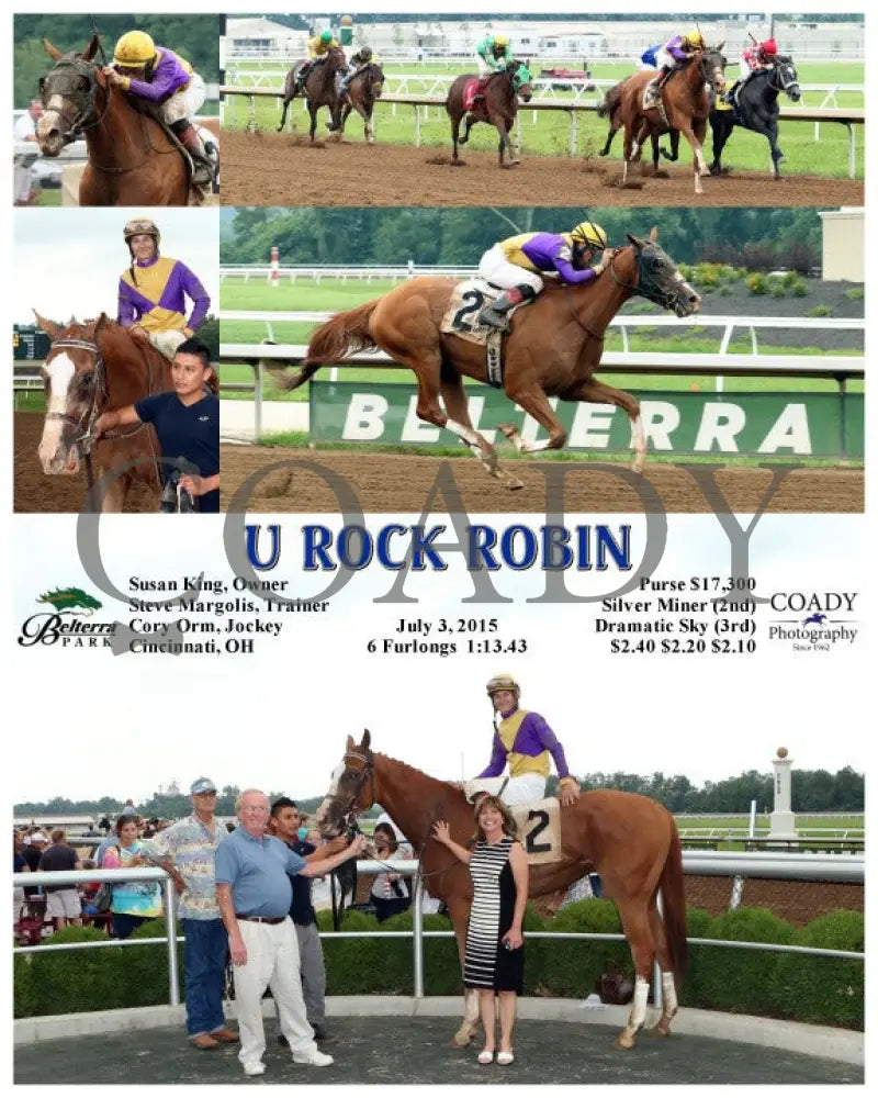 U Rock Robin - 070315 Race 08 Btp Belterra Park
