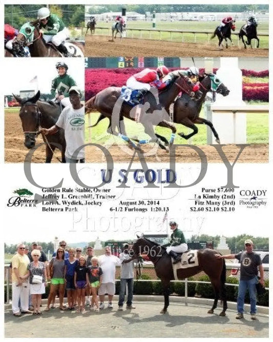 U S Gold - 083014 Race 01 Btp Belterra Park