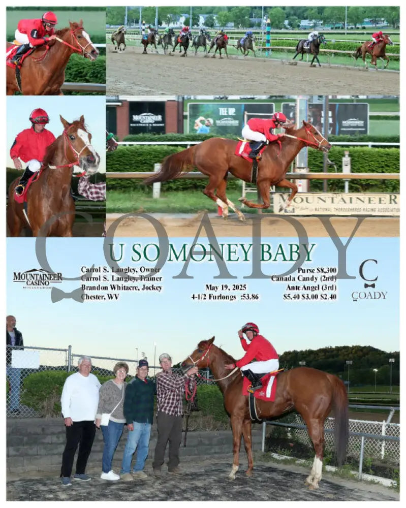 U SO MONEY BABY - 05-19-25 - R04 - MNR Mountaineer Park
