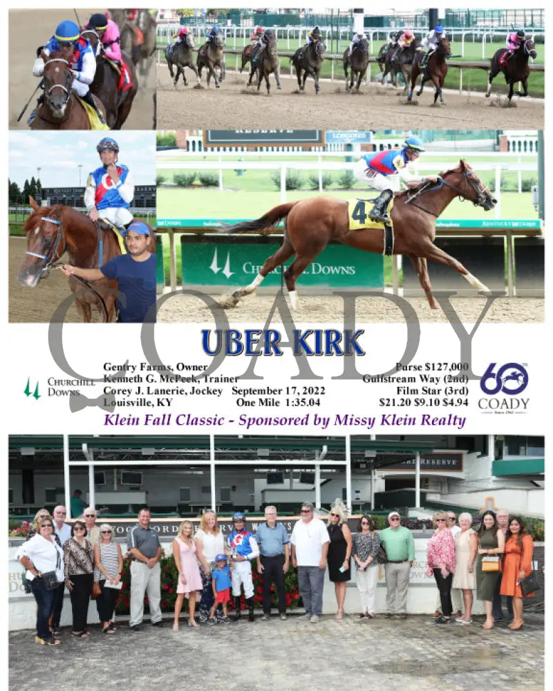 Uber Kirk - 09-17-22 R06 Cd Churchill Downs