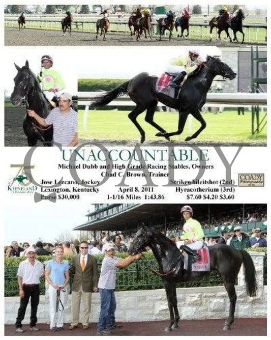 Unaccountable - 040811 Race 06 Keeneland