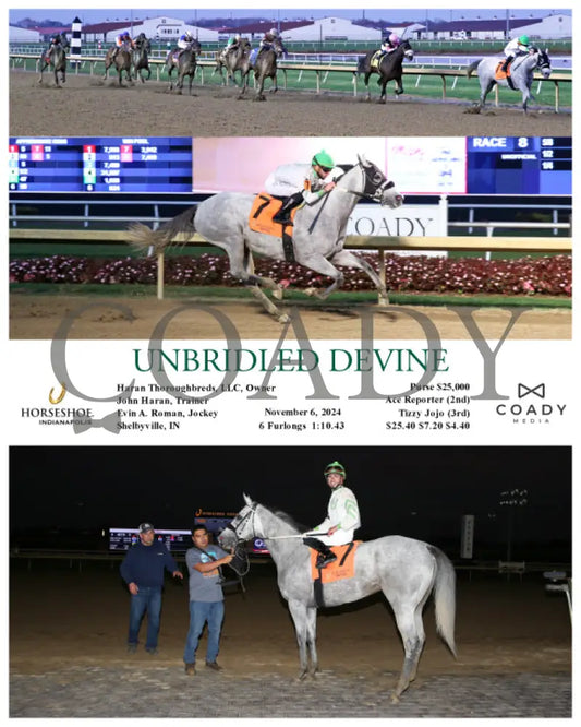 Unbridled Devine - 11-06-24 R08 Ind Indiana Grand